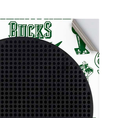 NBA Milwaukee Bucks Historic Blast New Xbox Series S Console Skin